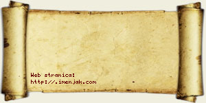 Dimitrije Klincov vizit kartica